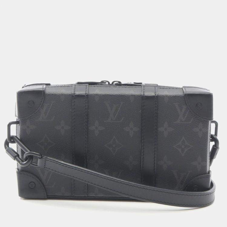 Pre Owned Louis Vuitton Soft Trunk Monogram Eclipse Crossbody Bag