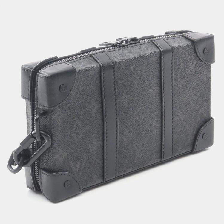 Pre Owned Louis Vuitton Soft Trunk Monogram Eclipse Crossbody Bag