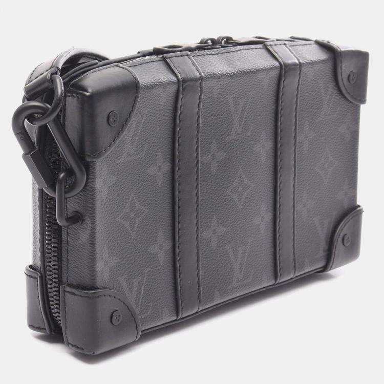 Pre Owned Louis Vuitton Soft Trunk Monogram Eclipse Crossbody Bag