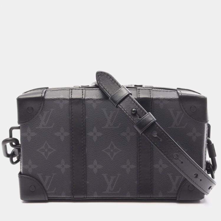 Pre Owned Louis Vuitton Soft Trunk Monogram Eclipse Crossbody Bag