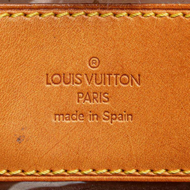 Pre Owned Louis Vuitton Brown Monogram Cabas Sac Ambre PM