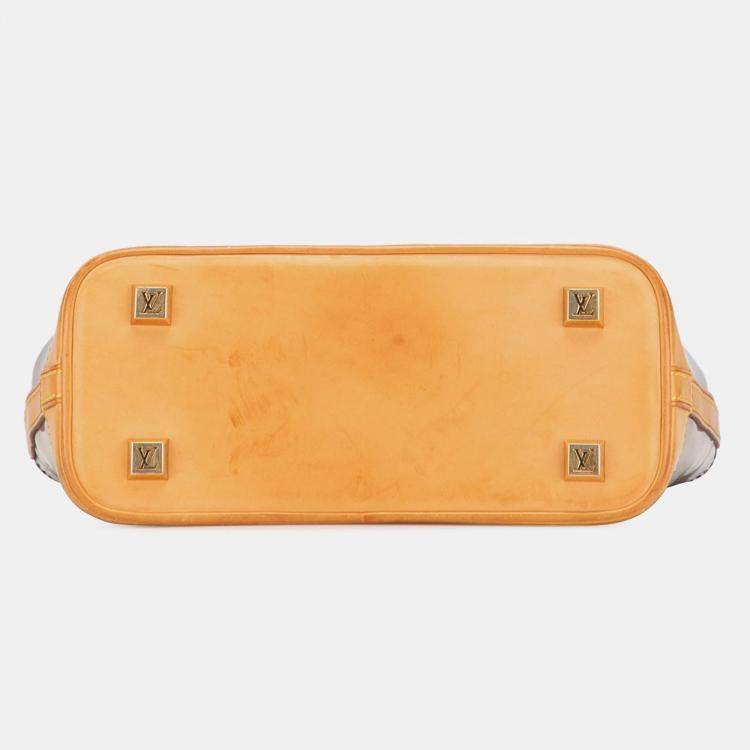 Pre Owned Louis Vuitton Brown Monogram Cabas Sac Ambre PM