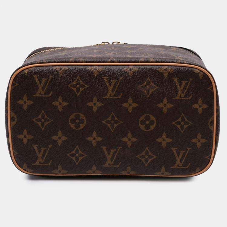 Pre Owned Louis Vuitton Brown Monogram Nice BB Vanity Case