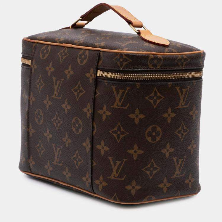 Pre Owned Louis Vuitton Brown Monogram Nice BB Vanity Case