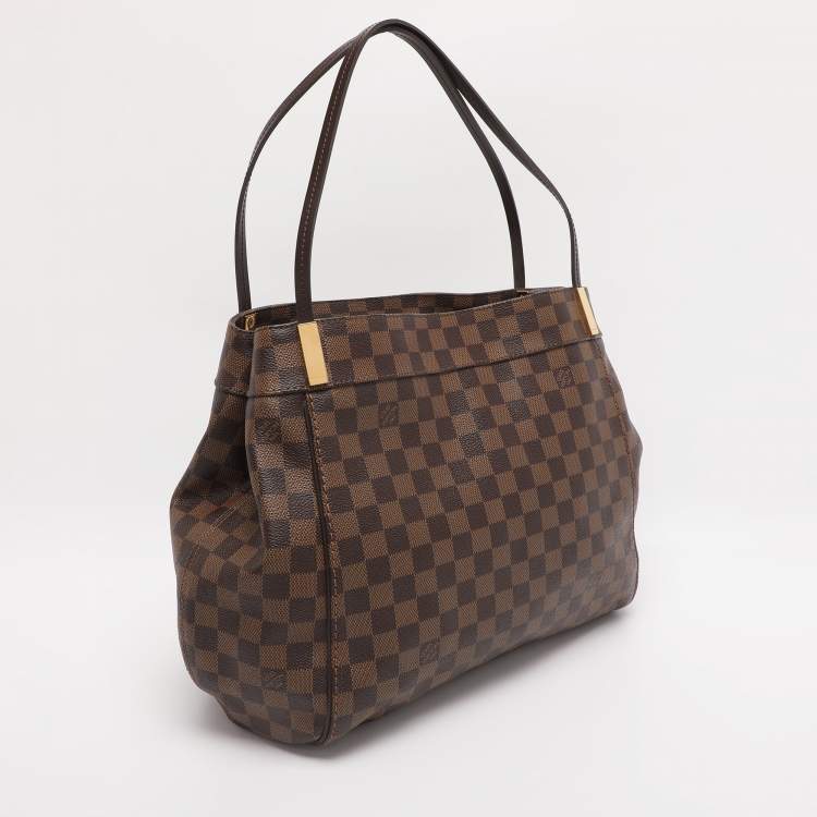 Pre Owned Louis Vuitton Damier Ebene Canvas Marylebone GM Bag