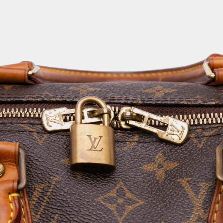 مملوكة مسبقًا Louis Vuitton Brown Monogram Speedy Bandouliere 35