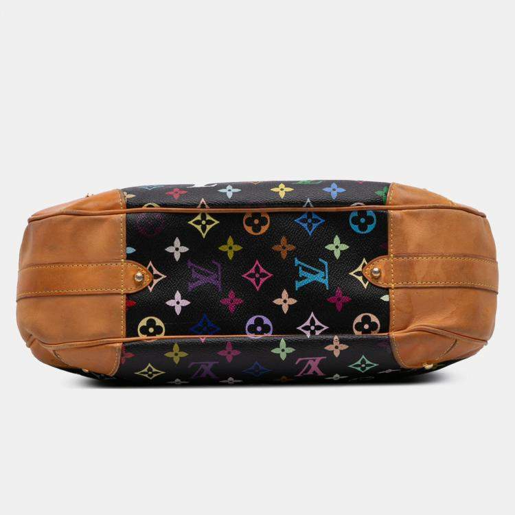 Pre Owned Louis Vuitton Multicolor Monogram Multicolore Greta