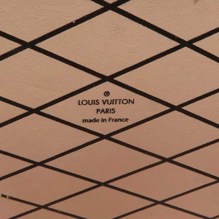 Pre Owned Louis Vuitton Monogram Catogram Petite Malle Noir Monogram