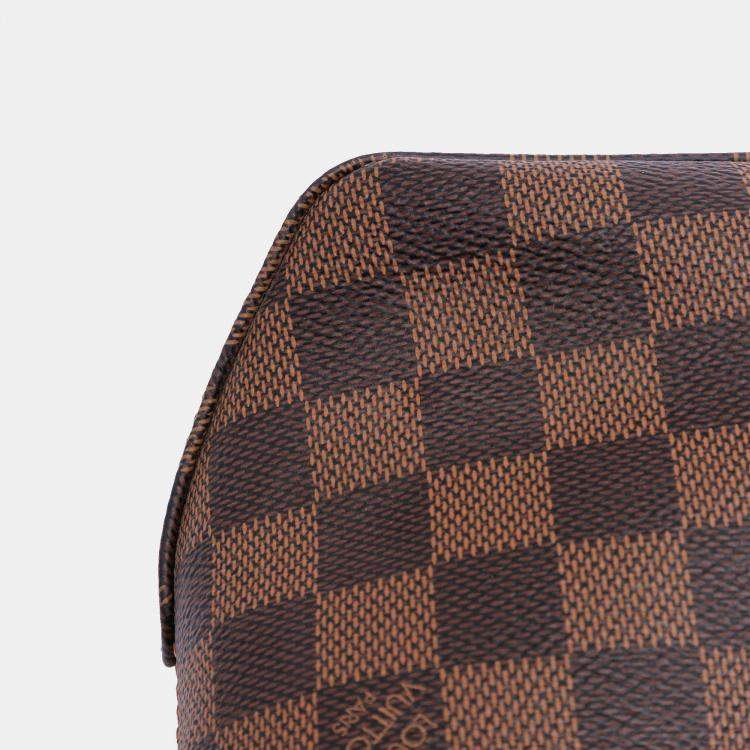Pre Owned Louis Vuitton Brown Damier Ebene Jake Tote