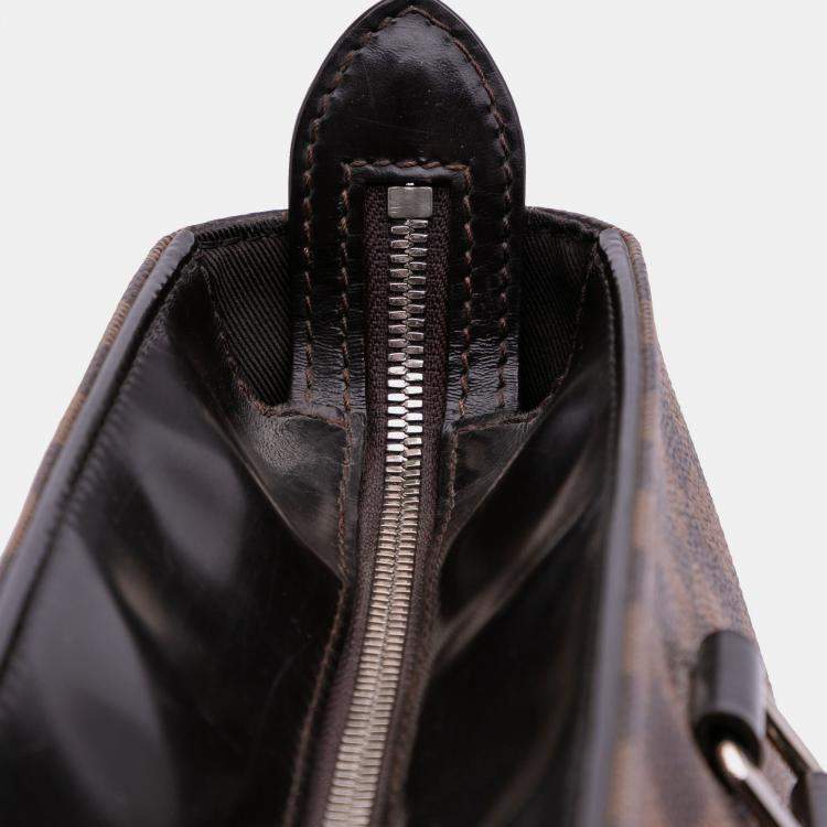 Pre Owned Louis Vuitton Brown Damier Ebene Jake Tote