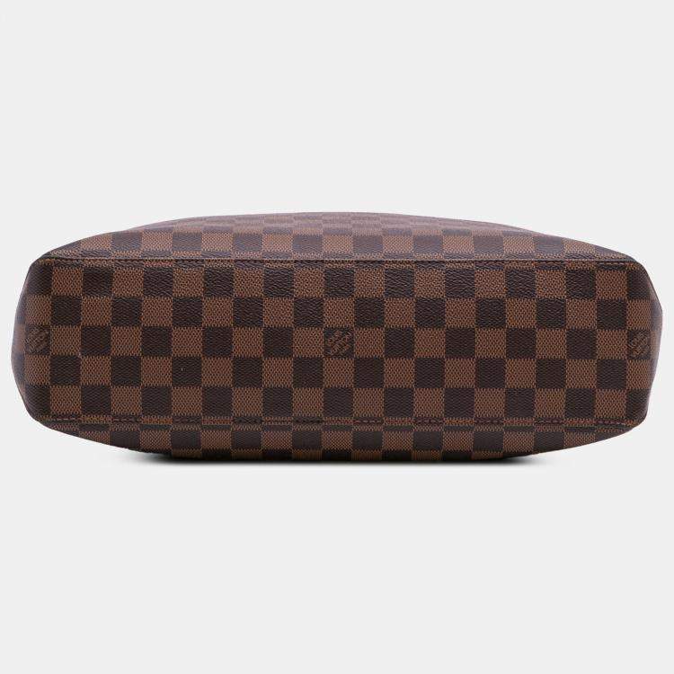 Pre Owned Louis Vuitton Brown Damier Ebene Jake Tote