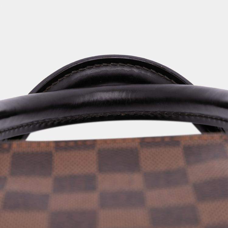 Pre Owned Louis Vuitton Brown Damier Ebene Jake Tote
