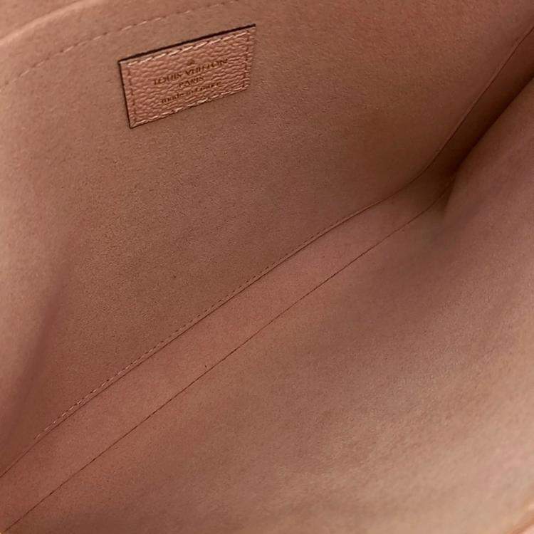 Pre Owned Louis Vuitton Brown Canvas Daily Clutch
