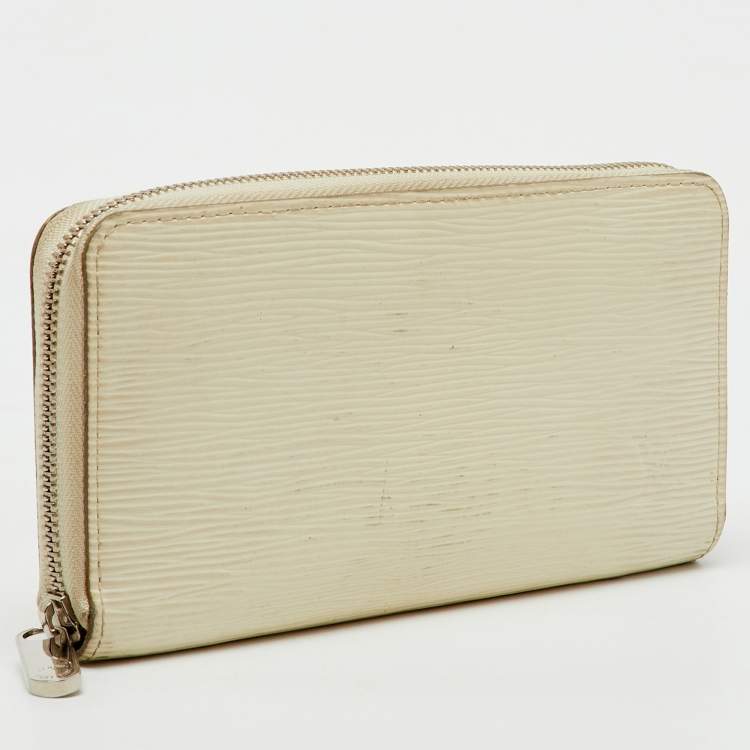 Pre Owned Louis Vuitton Ivorie Epi Leather Zippy Wallet
