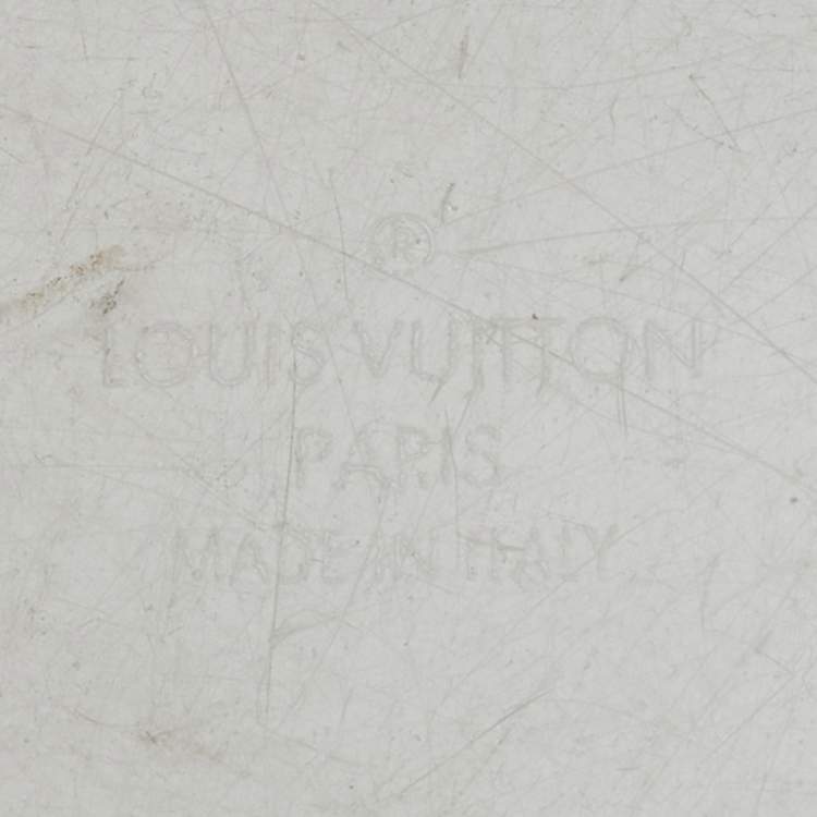 Pre Owned Louis Vuitton Transparent Acrylic Monogram Silk Box Scott