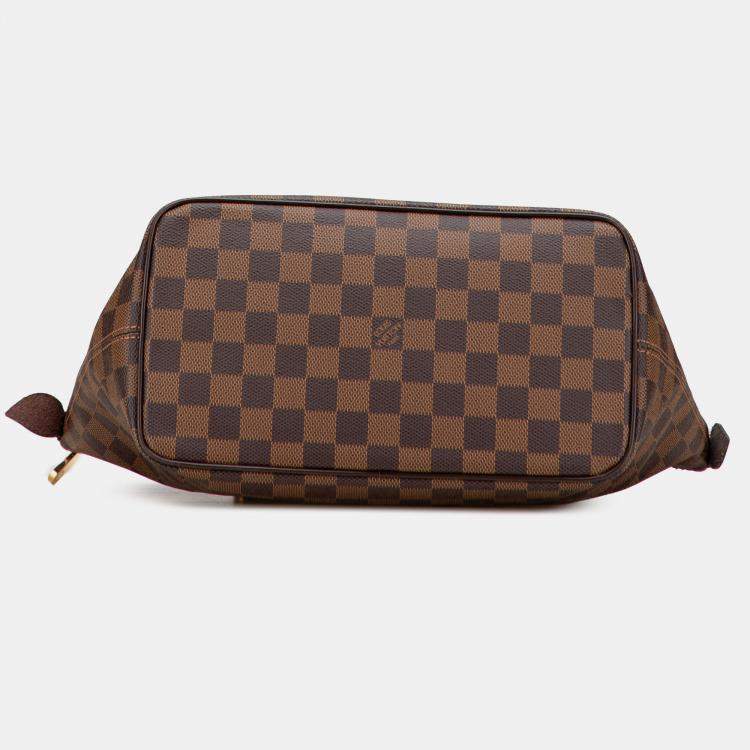 Pre Owned Louis Vuitton Brown Damier Ebene Saleya PM