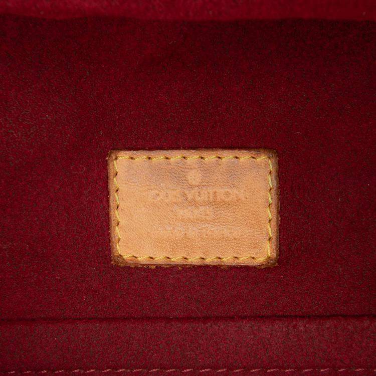 Pre Owned Louis Vuitton Multicolor White Monogram Multicolore Claudia