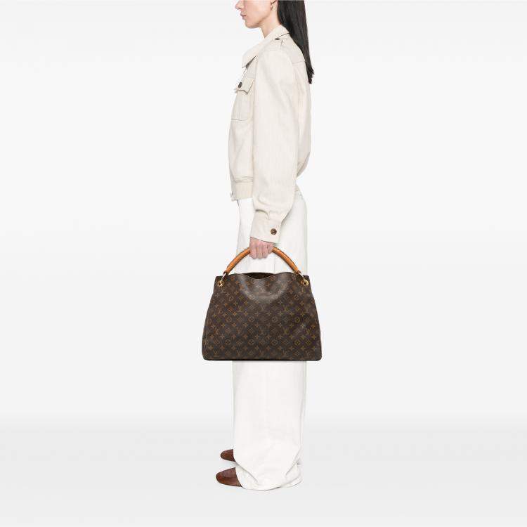 Pre Owned Louis Vuitton Brown Monogram Artsy MM