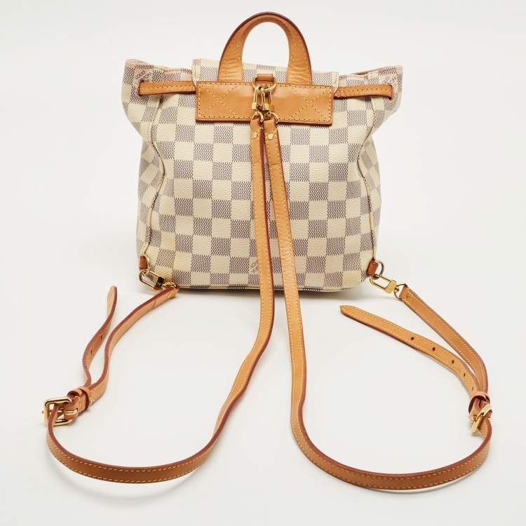 Pre Owned Louis Vuitton Damier Azur Canvas Sperone BB Bag