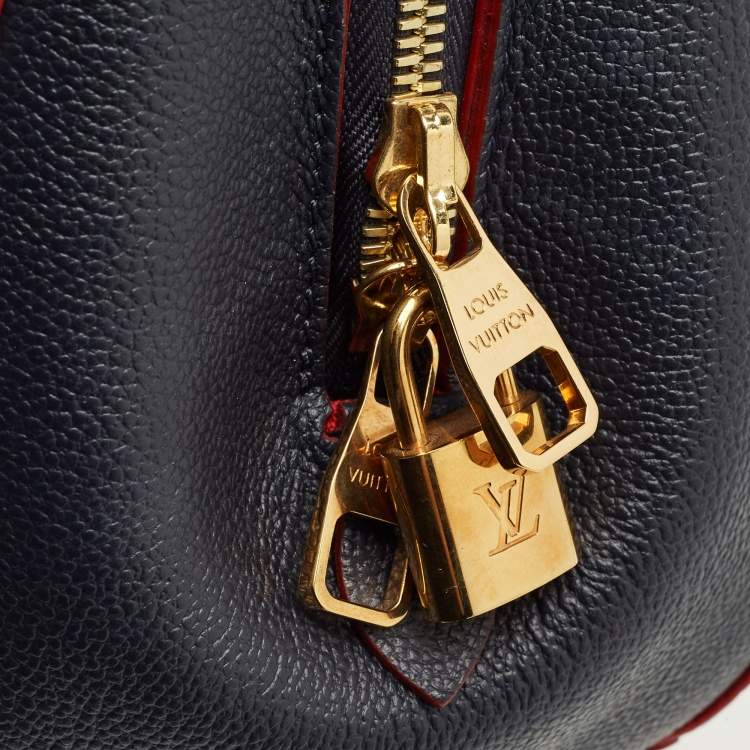 Pre Owned Louis Vuitton Marine Rogue Monogram Empreinte Leather Montaigne BB Bag