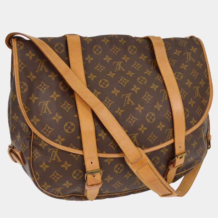 Pre Owned Louis Vuitton Monogram Saumur 43 Messenger Bag