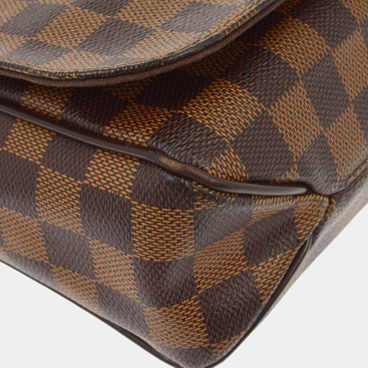Pre Owned Louis Vuitton Damier District MM Shoulder Bag