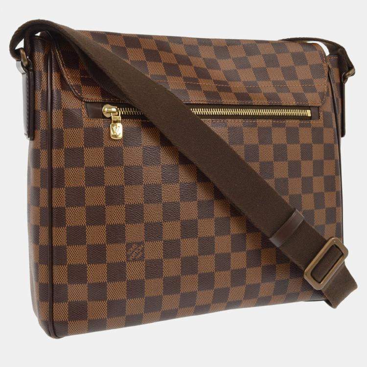 Pre Owned Louis Vuitton Damier District MM Shoulder Bag