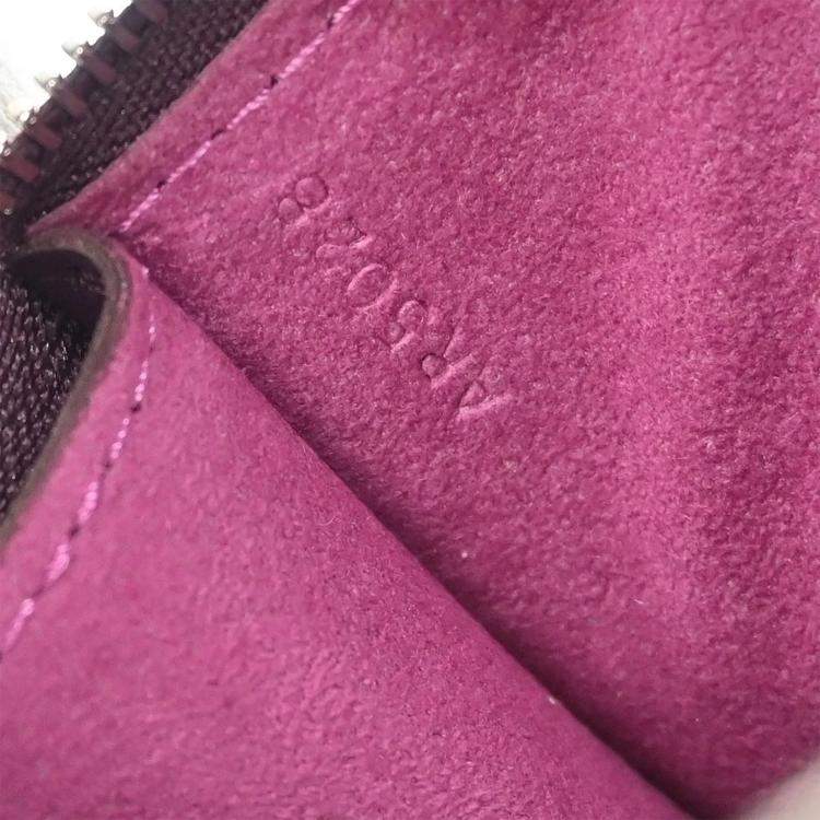 Pre Owned Louis Vuitton Purple Epi Pochette Accessoires 24 Handbag