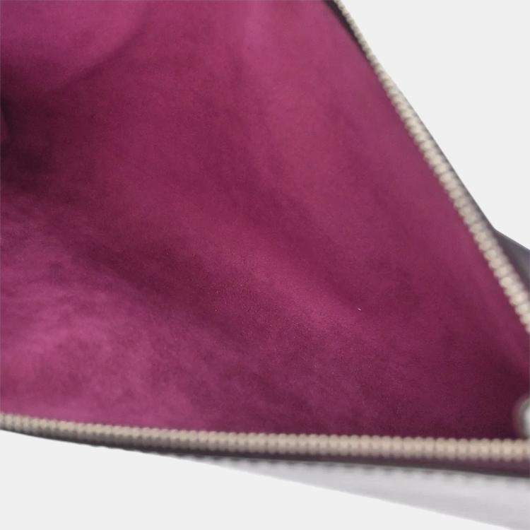 Pre Owned Louis Vuitton Purple Epi Pochette Accessoires 24 Handbag