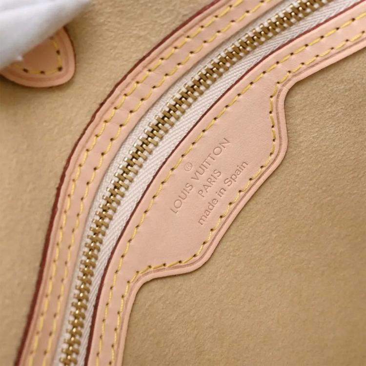 Pre Owned Louis Vuitton Damier Azur Hampstead PM Tote Handbag