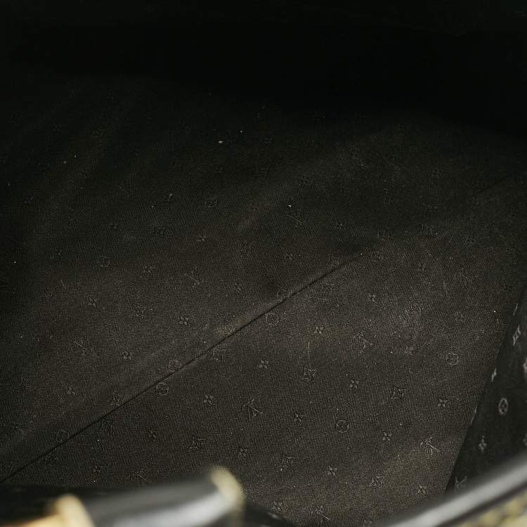 Pre Owned Louis Vuitton Black Suhali Leather Le Majestueux Bag