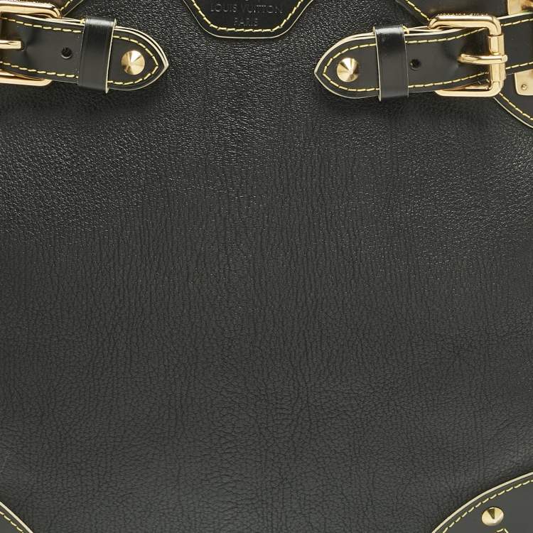 Pre Owned Louis Vuitton Black Suhali Leather Le Majestueux Bag
