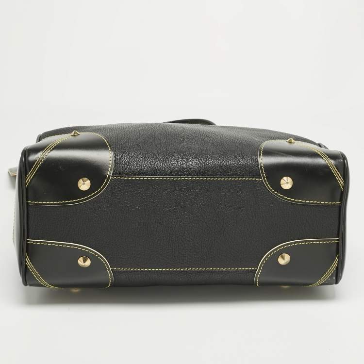 Pre Owned Louis Vuitton Black Suhali Leather Le Majestueux Bag