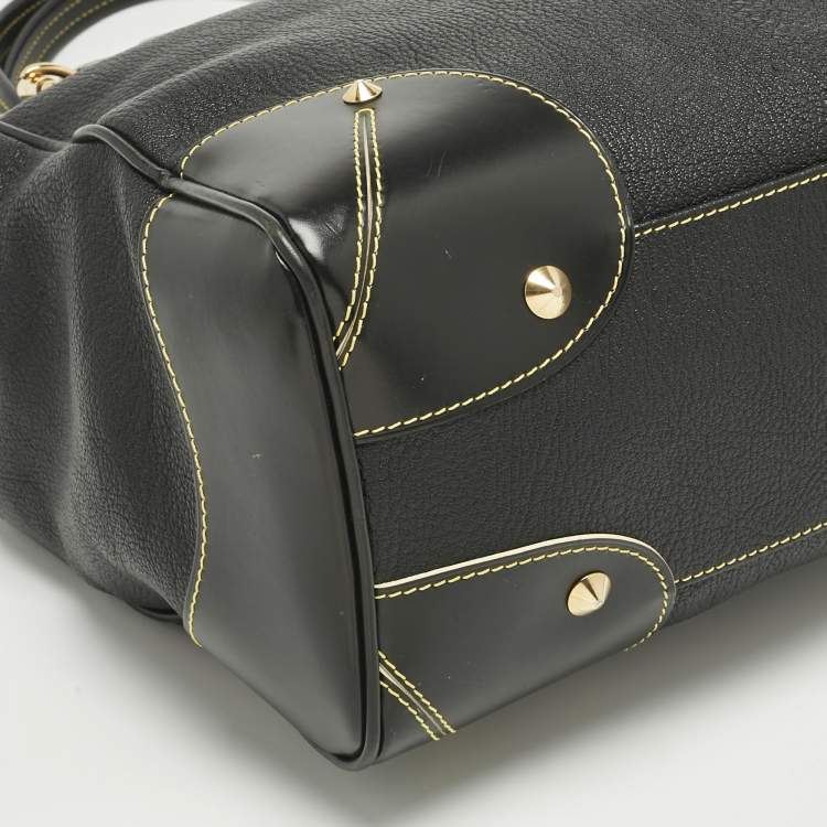 Pre Owned Louis Vuitton Black Suhali Leather Le Majestueux Bag