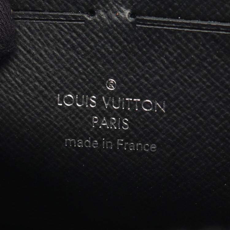 Pre Owned Louis Vuitton Black Monogram Eclipse Soft Trunk Wallet Crossbody