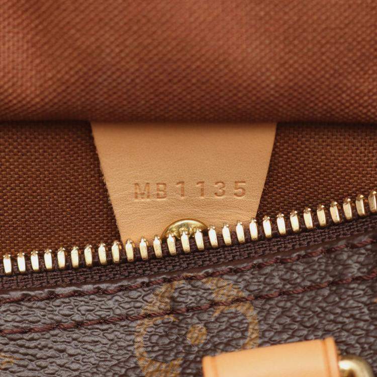 Pre Owned Louis Vuitton Brown Monogram Speedy Bandouliere 25