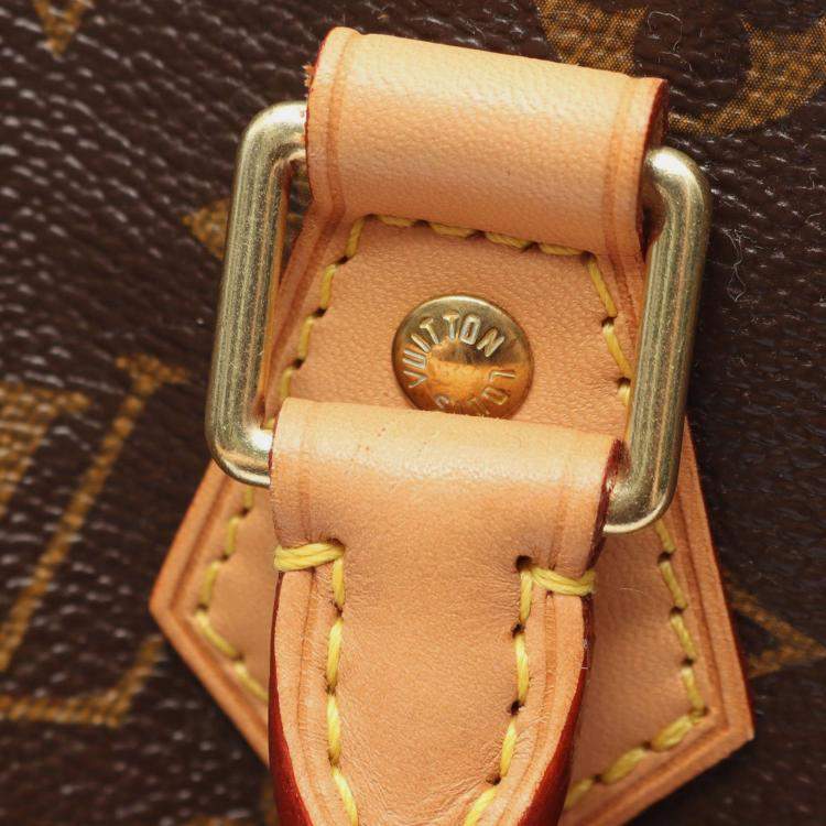 Pre Owned Louis Vuitton Brown Monogram Speedy Bandouliere 25