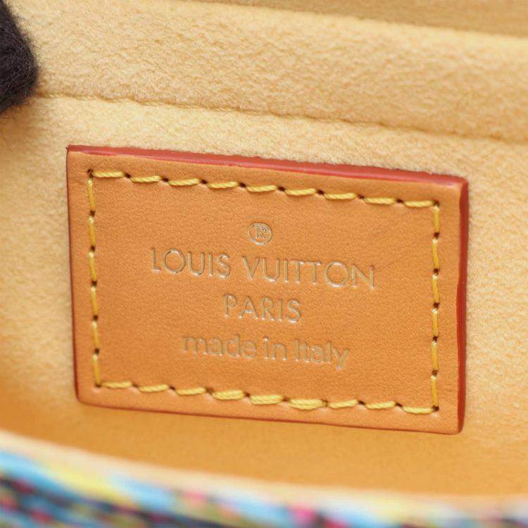 Pre Owned Louis Vuitton Blue Monogram LV Pop Tambourin