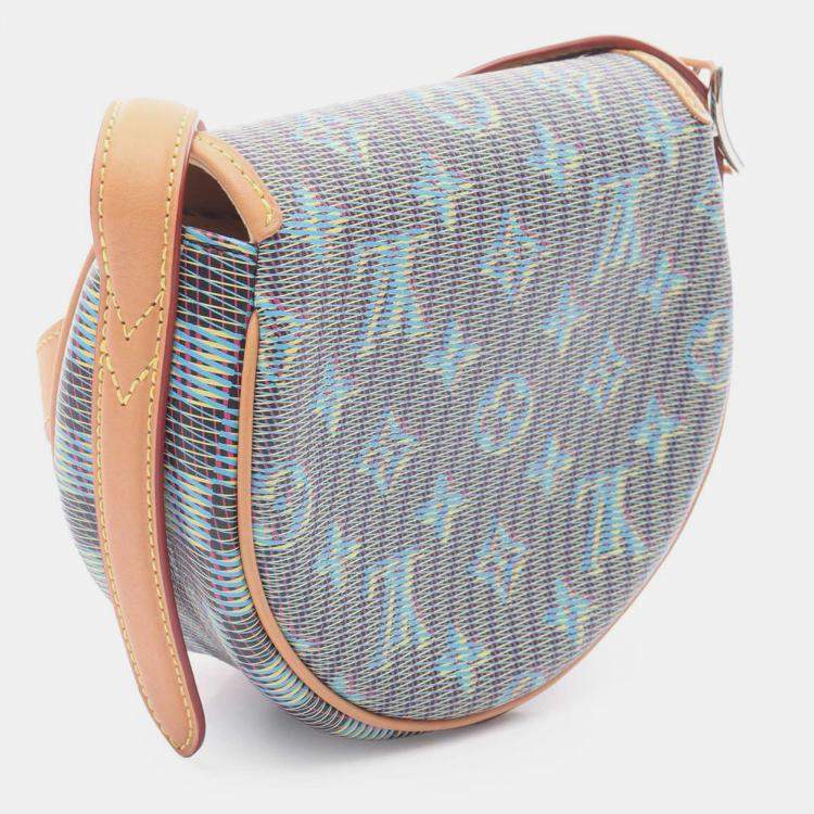 Pre Owned Louis Vuitton Blue Monogram LV Pop Tambourin
