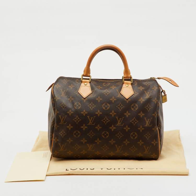 Pre Owned Louis Vuitton Monogram Canvas Speedy 30 Bag