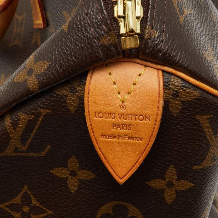 Pre Owned Louis Vuitton Monogram Canvas Speedy 30 Bag