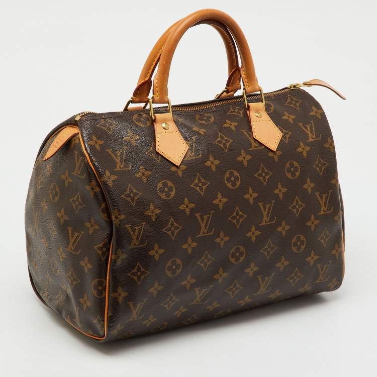 Pre Owned Louis Vuitton Monogram Canvas Speedy 30 Bag