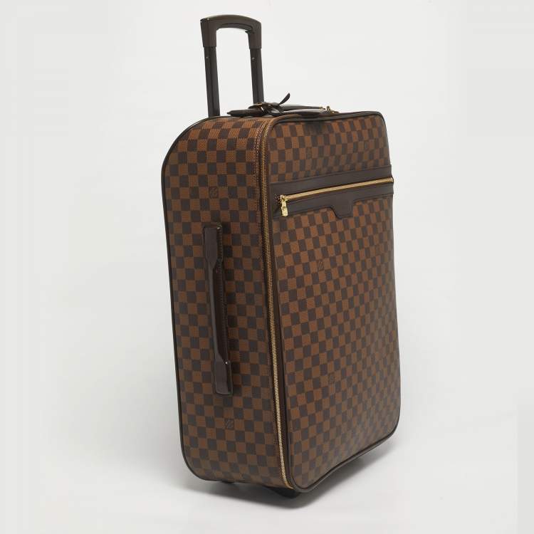 Pre Owned Louis Vuitton Damier Ebene Canvas Pegase 55 Luggage
