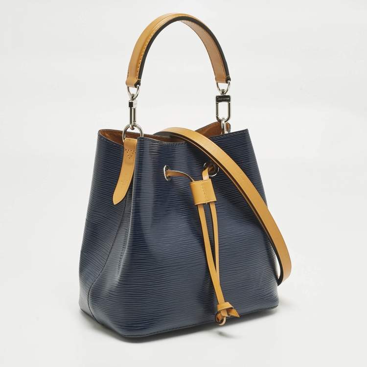 Pre Owned Louis Vuitton Indigo/Safran Epi Leather NéoNoé BB Bag