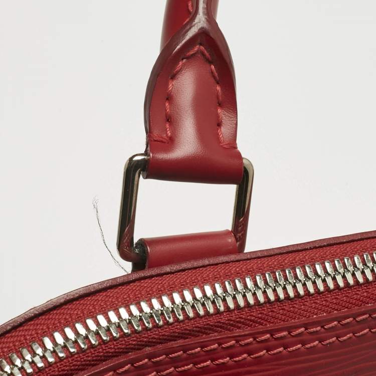 Pre Owned Louis Vuitton Rubis Epi Leather Alma PM Bag