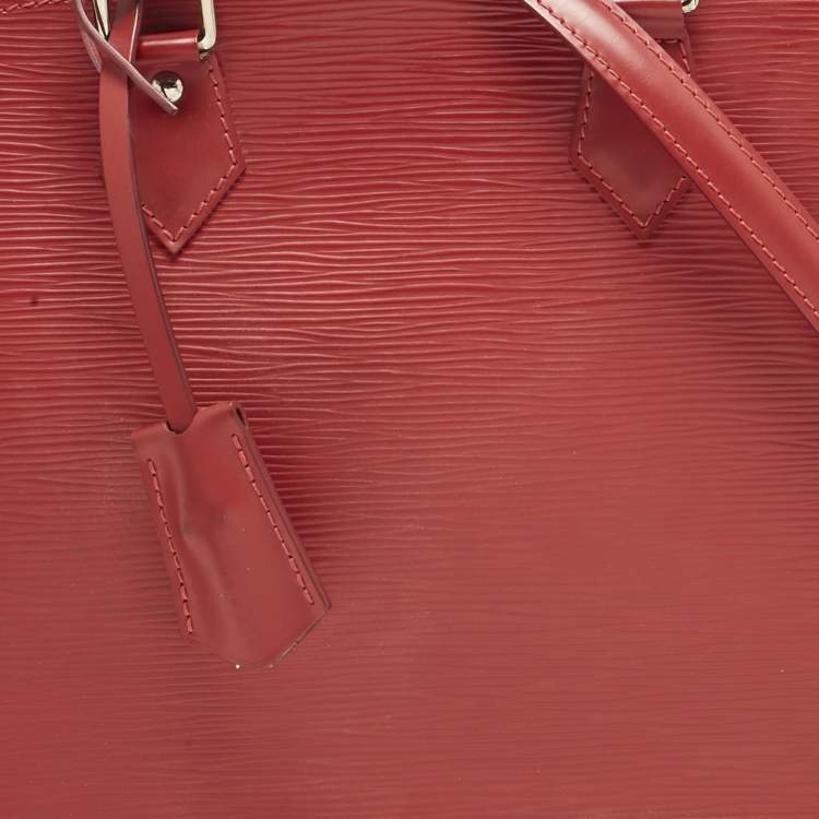 Pre Owned Louis Vuitton Rubis Epi Leather Alma PM Bag