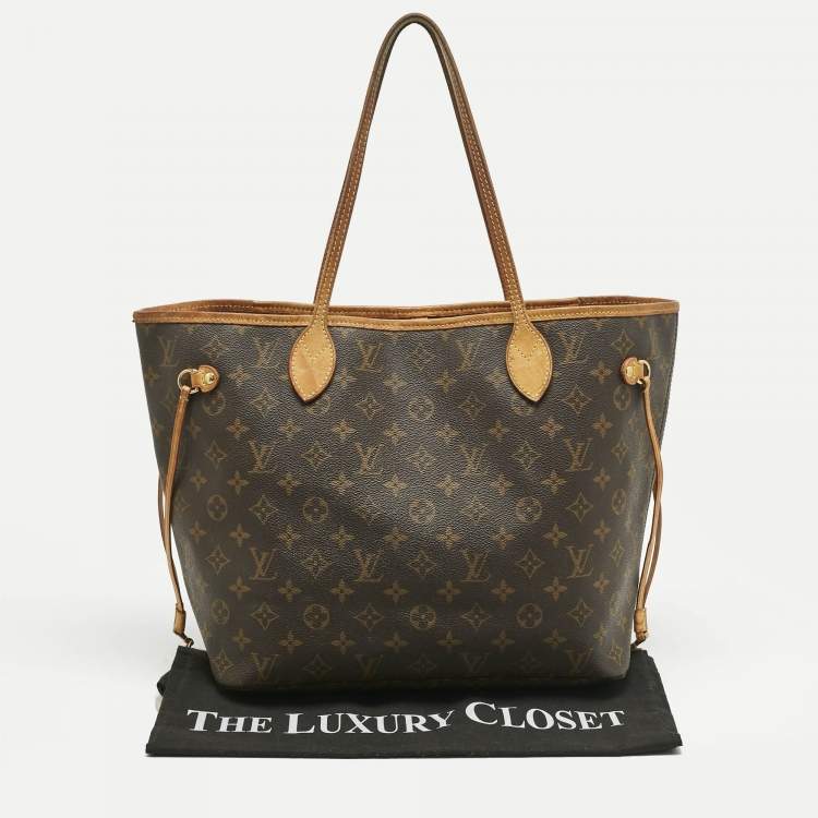 Pre Owned Louis Vuitton Monogram Canvas Neverfull MM Bag
