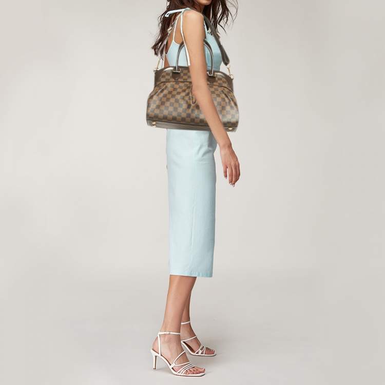 Pre Owned Louis Vuitton Damier Ebene Canvas Trevi PM Bag