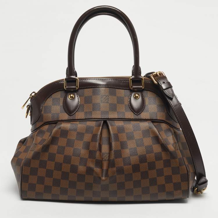 Pre Owned Louis Vuitton Damier Ebene Canvas Trevi PM Bag