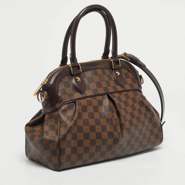 Pre Owned Louis Vuitton Damier Ebene Canvas Trevi PM Bag